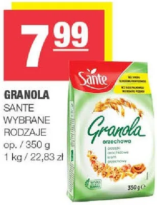 Granola wybrane rodzaje promocja w SPAR