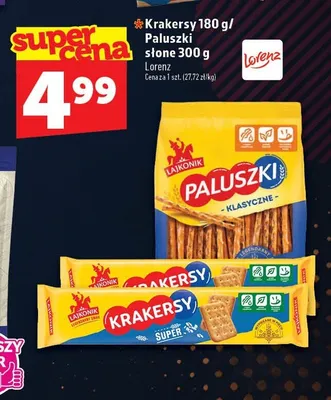 Krakersy Super Lajkonik promocja w TOPAZ