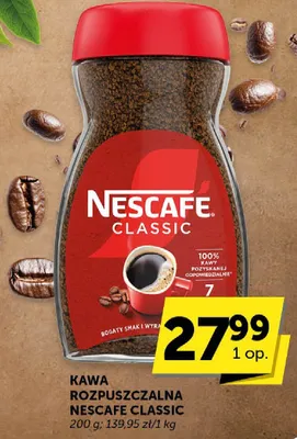 Kawa rozpuszczalna Nescafe Classic promocja w Groszek