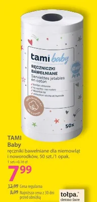 Ręczniki bawełniane dla niemowląt i noworodków Baby promocja w Hebe