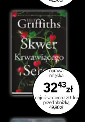 Książka Skwer Krwawiącego Serca Elly Griffiths promocja w Empik