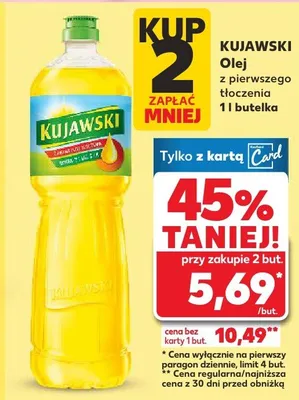 Olej z pierwszego tłoczenia promocja w Kaufland
