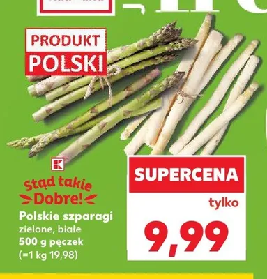 Polskie szparagi Stąd takie Dobre! promocja w Kaufland