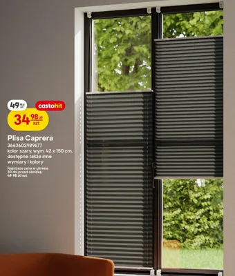 Plisa Caprera promocja w Castorama