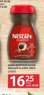Kawa rozpuszczalna Nescafé Classic promocja w Selgros