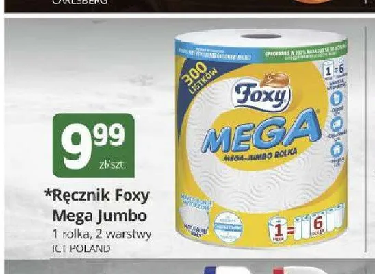 Ręcznik papierowy Foxy Mega Jumbo promocja w Marketvita