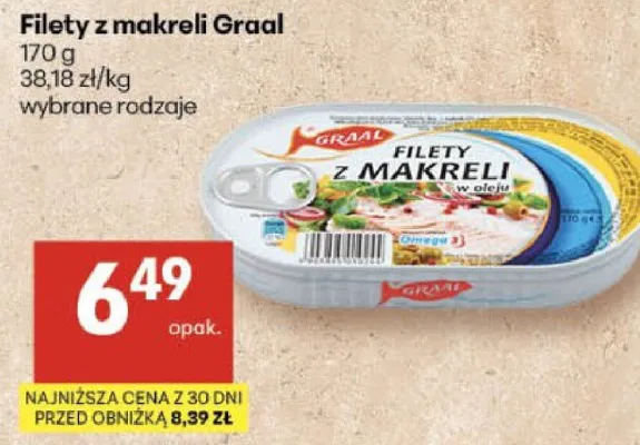 Filety z makreli wybrane rodzaje promocja w Delikatesy Centrum