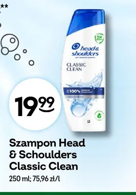 Szampon Head & Shoulders Classic Clean promocja w Żabka