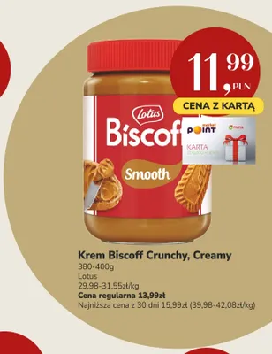 Krem Biscoff Crunchy Lotus promocja w Market Point