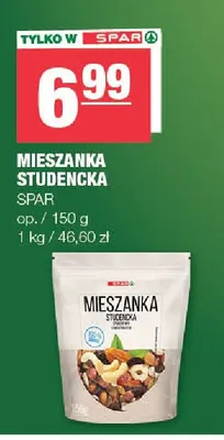 Mieszanka studencka SPAR promocja w SPAR
