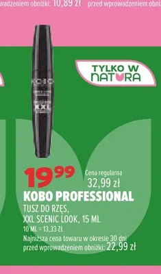 Tusz do rzęs XXL Scenic Look Kobo Professional promocja w Drogerie Natura