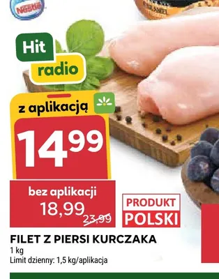 Filet z piersi kurczaka promocja w Stokrotka