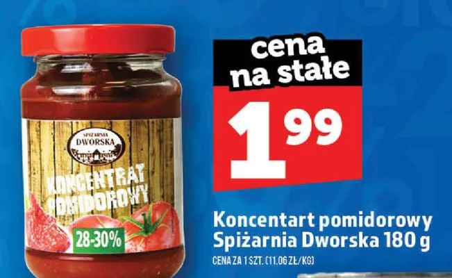 Koncentrat pomidorowy Spiżarnia Dworska 28-30% promocja w TOPAZ