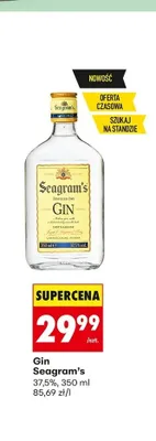 Gin Seagram's promocja w Biedronka