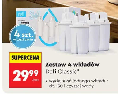 Zestaw wkładów filtrujących Dafi Classic 4-pak promocja w Biedronka