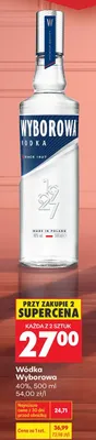Wódka Wyborowa promocja w Biedronka
