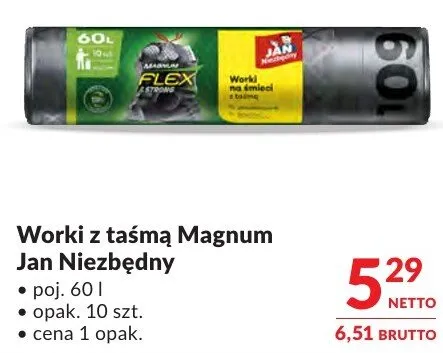 Worki z taśmą Magnum Jan Niezbędny promocja w Makro