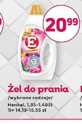 Żel do prania E promocja w Bliski