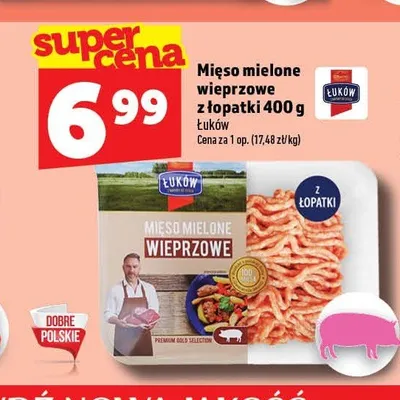 Mięso mielone wieprzowe z łopatki promocja w TOPAZ