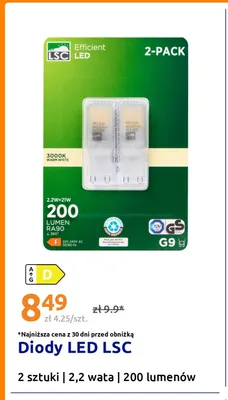 Diody LED Lsc 2-pak promocja w Action