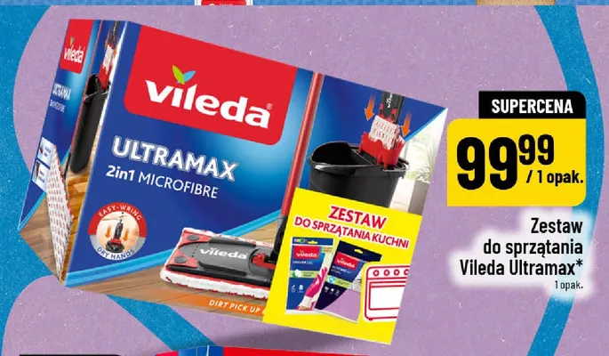 Zestaw do sprzątania Vileda Ultramax promocja w POLOmarket