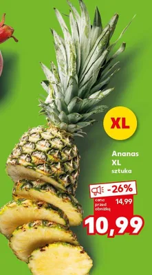 Ananas XL promocja w Kaufland