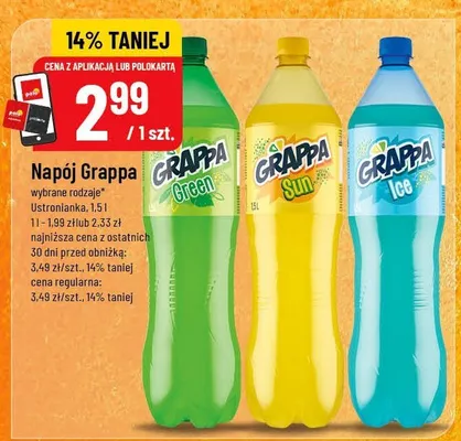 Napój Grappa wybrane rodzaje promocja w POLOmarket