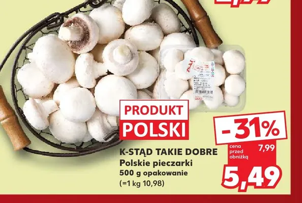 Pieczarki polskie K-Stąd Takie Dobre promocja w Kaufland