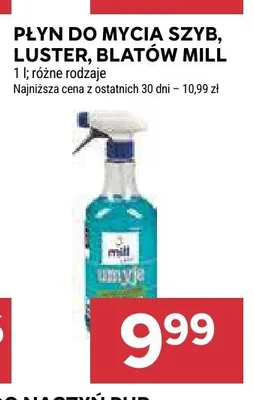 Płyn do mycia szyb, luster, blatów Mill promocja w Stokrotka