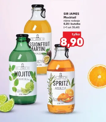 Mocktail Sir James Mojito promocja w Kaufland