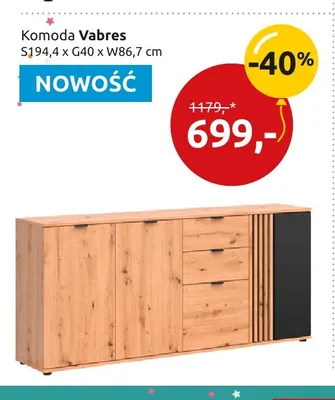 Komoda Vabres promocja w Black Red White