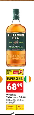 Whiskey Tullamore D.E.W. promocja w Biedronka