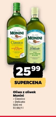 Oliwa z oliwek Delicato Monini promocja w Netto