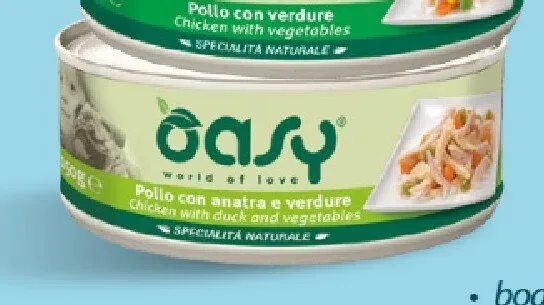 Karma Oasy Specialita Naturale kurczak z warzywami promocja w Aquael zoo