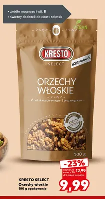 Orzechy włoskie Kresto Select promocja w Kaufland