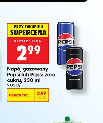 Napój gazowany Pepsi promocja w Biedronka