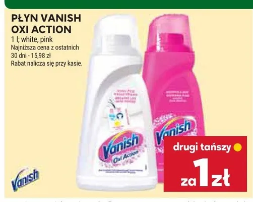 Płyn Vanish Oxi Action Pink promocja w Stokrotka