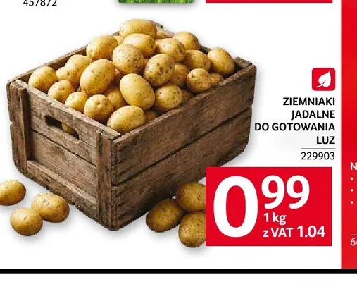 Ziemniaki jadalne do gotowania promocja w Selgros