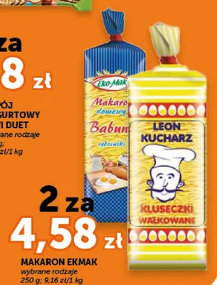 Makaron Eko-Mak Babuni rędziński promocja w Groszek