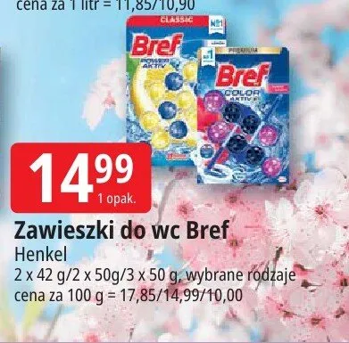 Zawieszki do wc Bref promocja w Leclerc