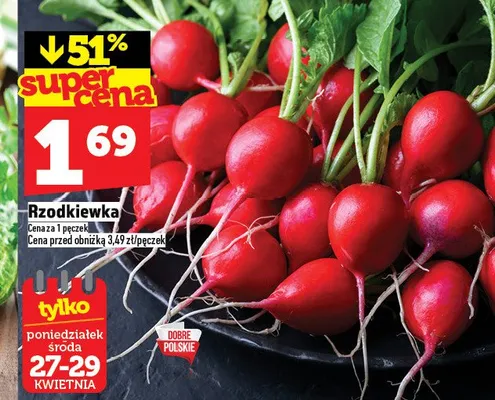 Rzodkiewka promocja w TOPAZ