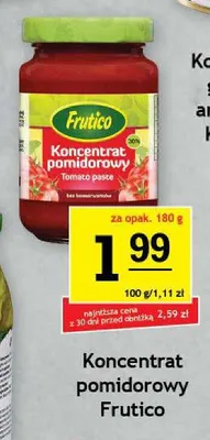 Koncentrat pomidorowy Frutico promocja w Gram Market