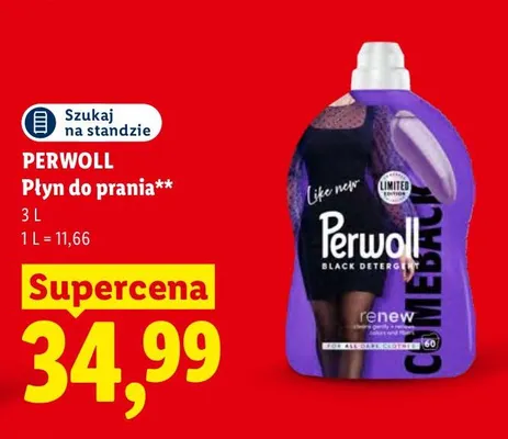 Płyn do prania Perwoll promocja w Lidl