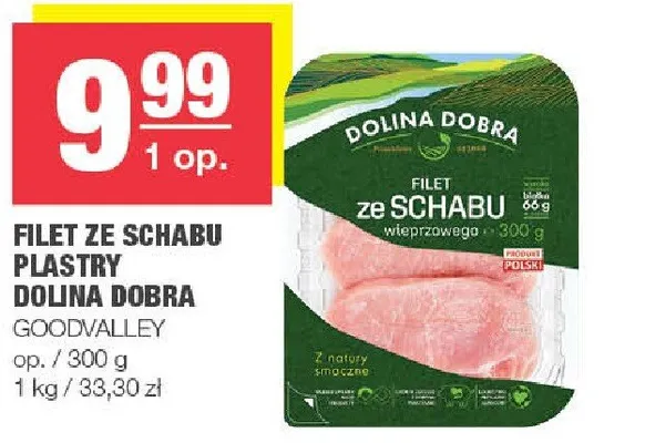 Filet ze schabu plastry Dolina Dobra promocja w SPAR