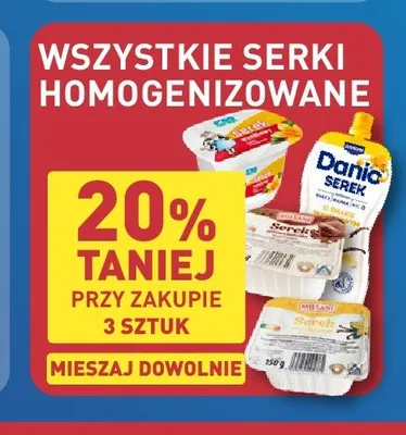 Serek homogenizowany Danio promocja w Aldi