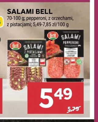 Salami Bell z pistacjami promocja w Stokrotka