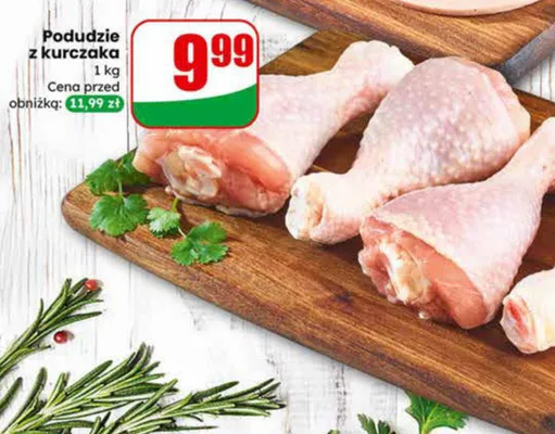 Podudzie z kurczaka promocja w Dino