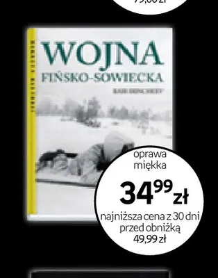 Książka Wojna fińsko-sowiecka promocja w Empik