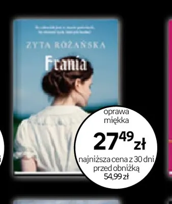 Książka Frania Zyta Różańska promocja w Empik