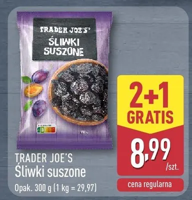 Śliwki suszone promocja w Aldi